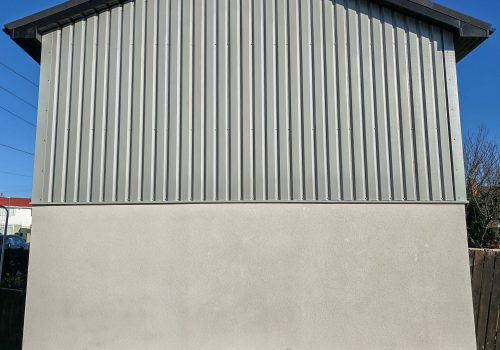 repaired house